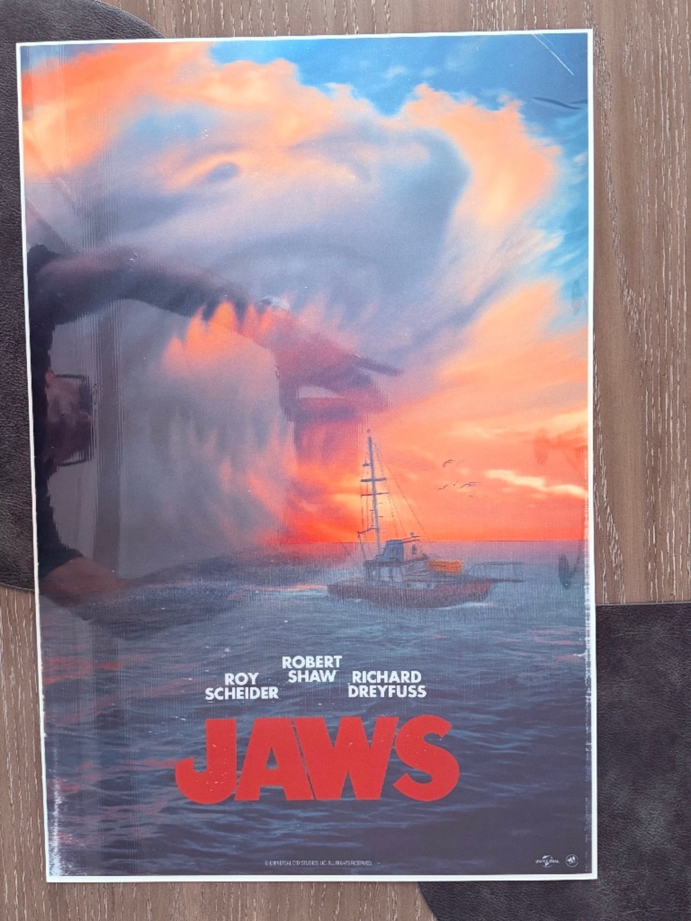 Phase Runner JAWS 3D Flip Lenticular Print 16x24 LE 29/100 SOLD OUT COA